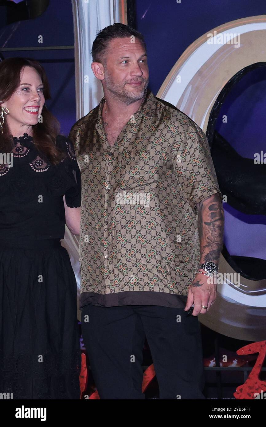 Venom: The Last Dance Red Carpet Tom Hardy attends the black carpet fan