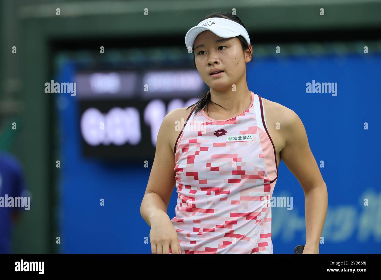 Osaka, Japan. 17th Oct, 2024. Sara Saito (JPN) Tennis : Women's Singles Round 16 at Morita Tennis Center Utsubo during Kinoshita Group Japan Open Tennis Championships 2024 in Osaka, Japan . Credit: SportsPressJP/AFLO/Alamy Live News Stock Photo