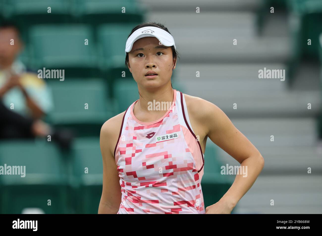 Osaka, Japan. 17th Oct, 2024. Sara Saito (JPN) Tennis : Women's Singles Round 16 at Morita Tennis Center Utsubo during Kinoshita Group Japan Open Tennis Championships 2024 in Osaka, Japan . Credit: SportsPressJP/AFLO/Alamy Live News Stock Photo