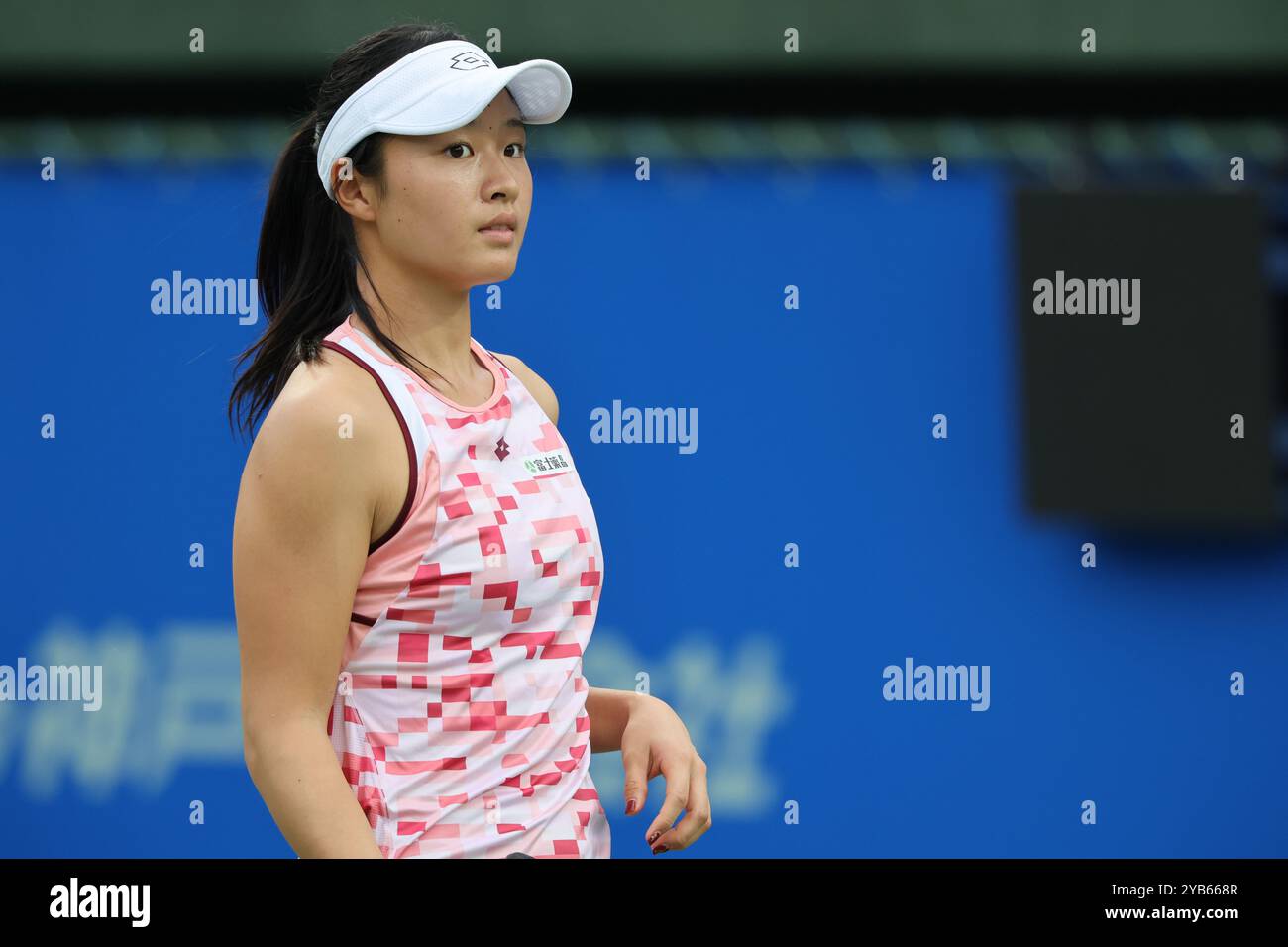 Osaka, Japan. 17th Oct, 2024. Sara Saito (JPN) Tennis : Women's Singles Round 16 at Morita Tennis Center Utsubo during Kinoshita Group Japan Open Tennis Championships 2024 in Osaka, Japan . Credit: SportsPressJP/AFLO/Alamy Live News Stock Photo