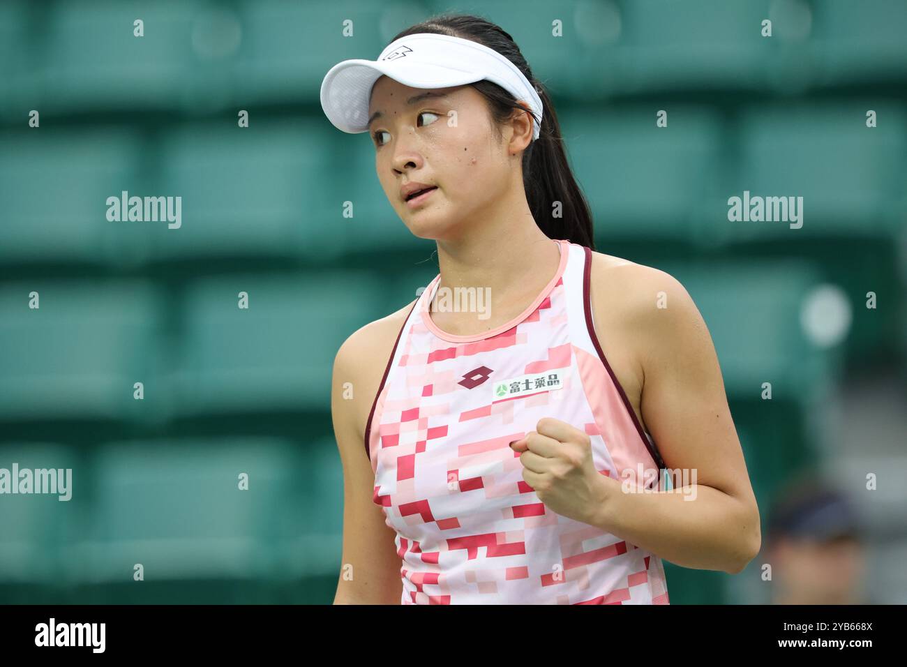 Osaka, Japan. 17th Oct, 2024. Sara Saito (JPN) Tennis : Women's Singles Round 16 at Morita Tennis Center Utsubo during Kinoshita Group Japan Open Tennis Championships 2024 in Osaka, Japan . Credit: SportsPressJP/AFLO/Alamy Live News Stock Photo