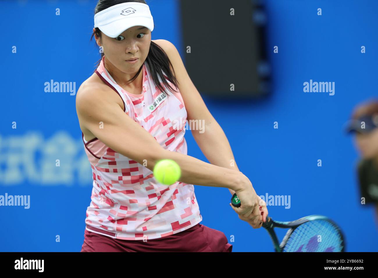 Osaka, Japan. 17th Oct, 2024. Sara Saito (JPN) Tennis : Women's Singles Round 16 at Morita Tennis Center Utsubo during Kinoshita Group Japan Open Tennis Championships 2024 in Osaka, Japan . Credit: SportsPressJP/AFLO/Alamy Live News Stock Photo