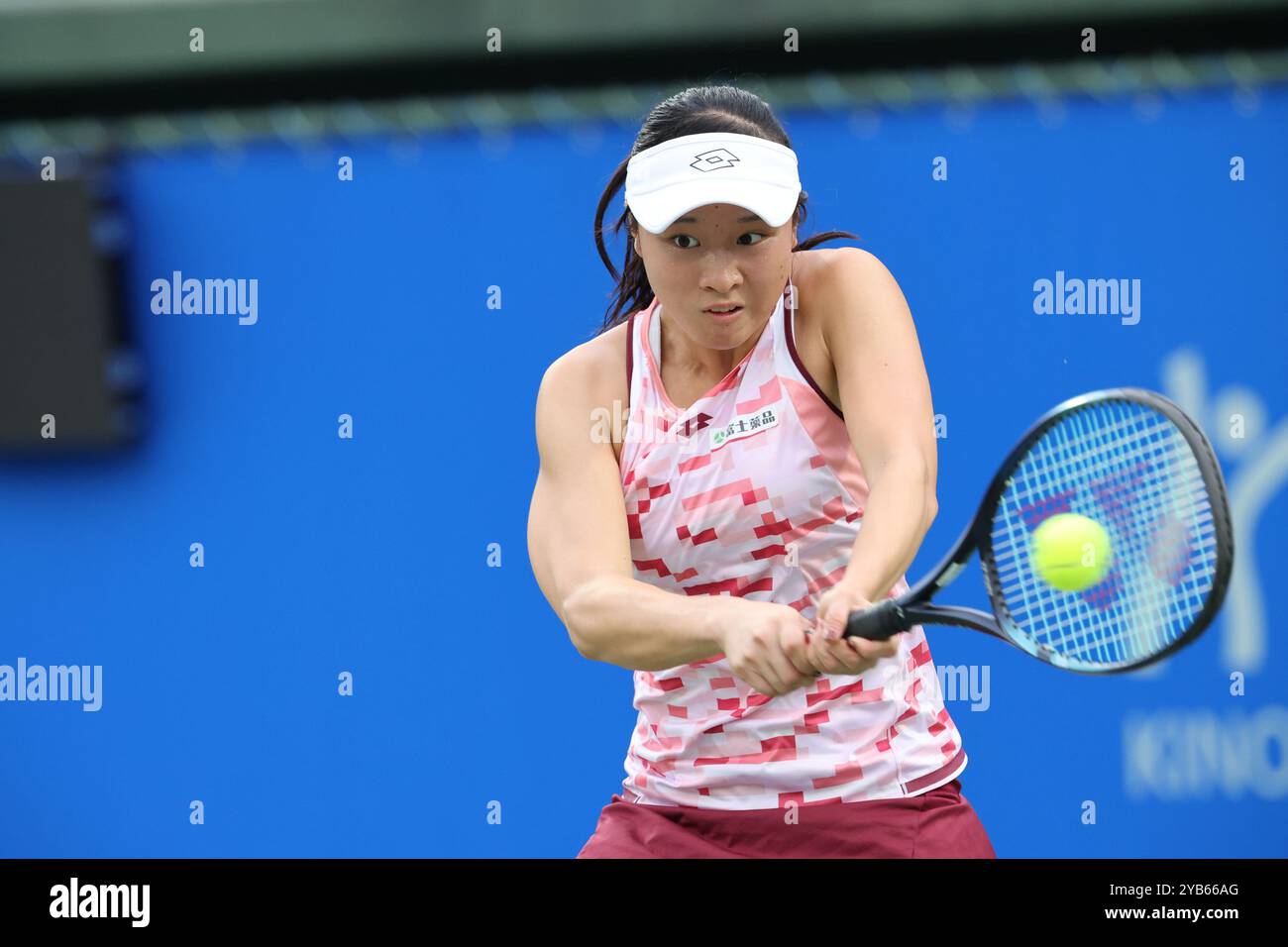 Osaka, Japan. 17th Oct, 2024. Sara Saito (JPN) Tennis : Women's Singles Round 16 at Morita Tennis Center Utsubo during Kinoshita Group Japan Open Tennis Championships 2024 in Osaka, Japan . Credit: SportsPressJP/AFLO/Alamy Live News Stock Photo