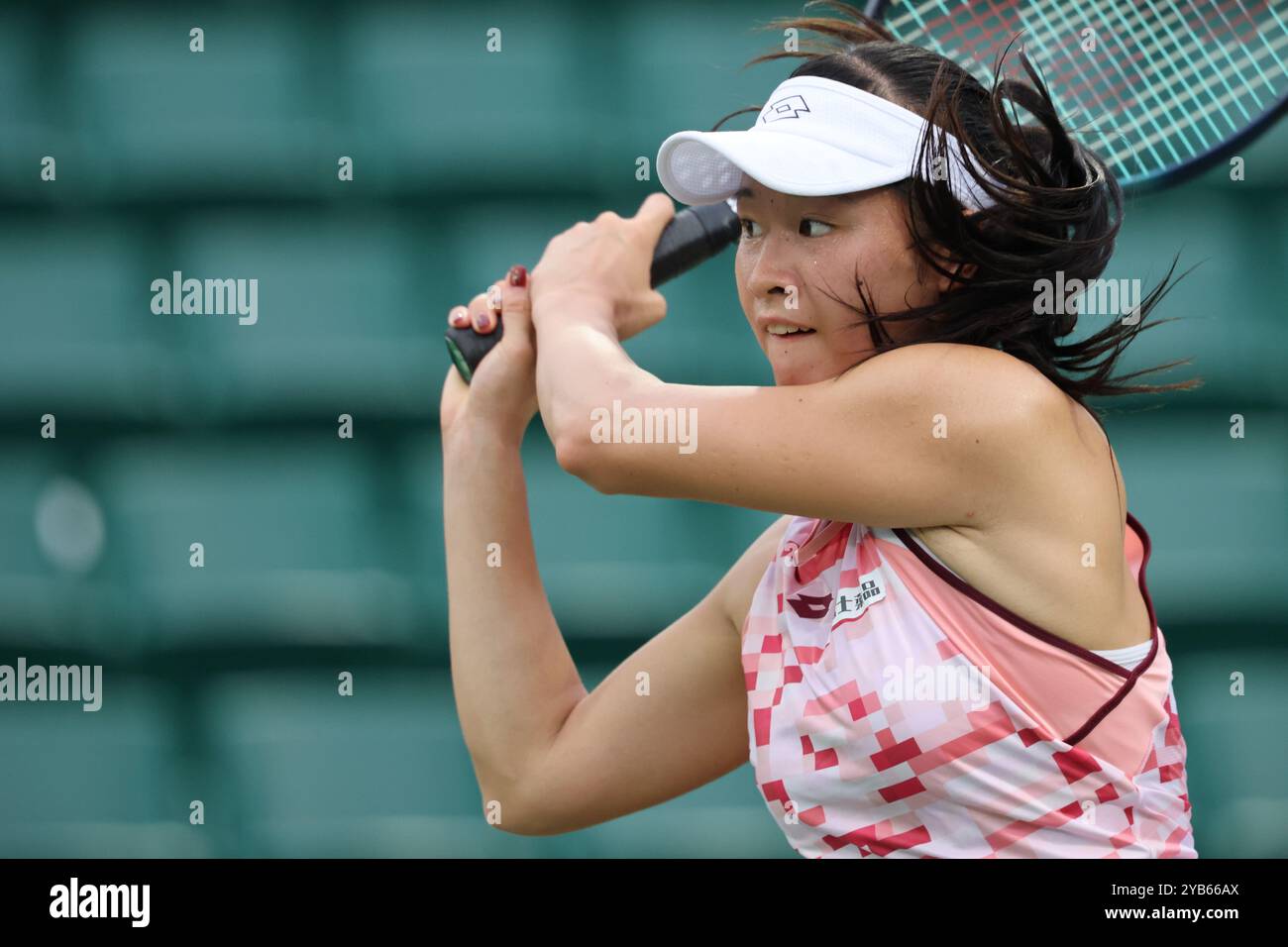 Osaka, Japan. 17th Oct, 2024. Sara Saito (JPN) Tennis : Women's Singles Round 16 at Morita Tennis Center Utsubo during Kinoshita Group Japan Open Tennis Championships 2024 in Osaka, Japan . Credit: SportsPressJP/AFLO/Alamy Live News Stock Photo