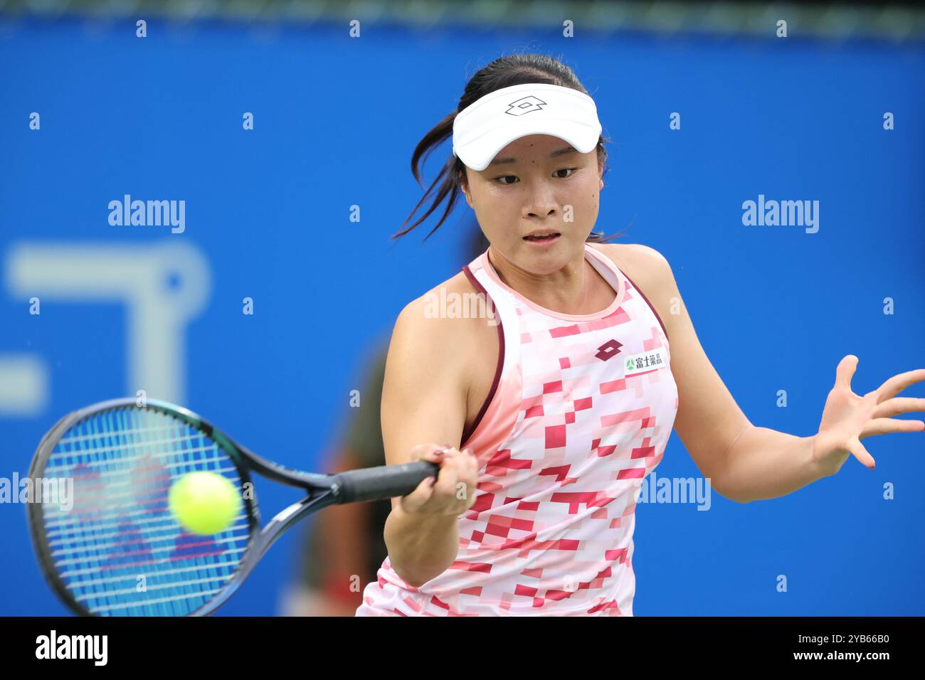 Osaka, Japan. 17th Oct, 2024. Sara Saito (JPN) Tennis : Women's Singles Round 16 at Morita Tennis Center Utsubo during Kinoshita Group Japan Open Tennis Championships 2024 in Osaka, Japan . Credit: SportsPressJP/AFLO/Alamy Live News Stock Photo