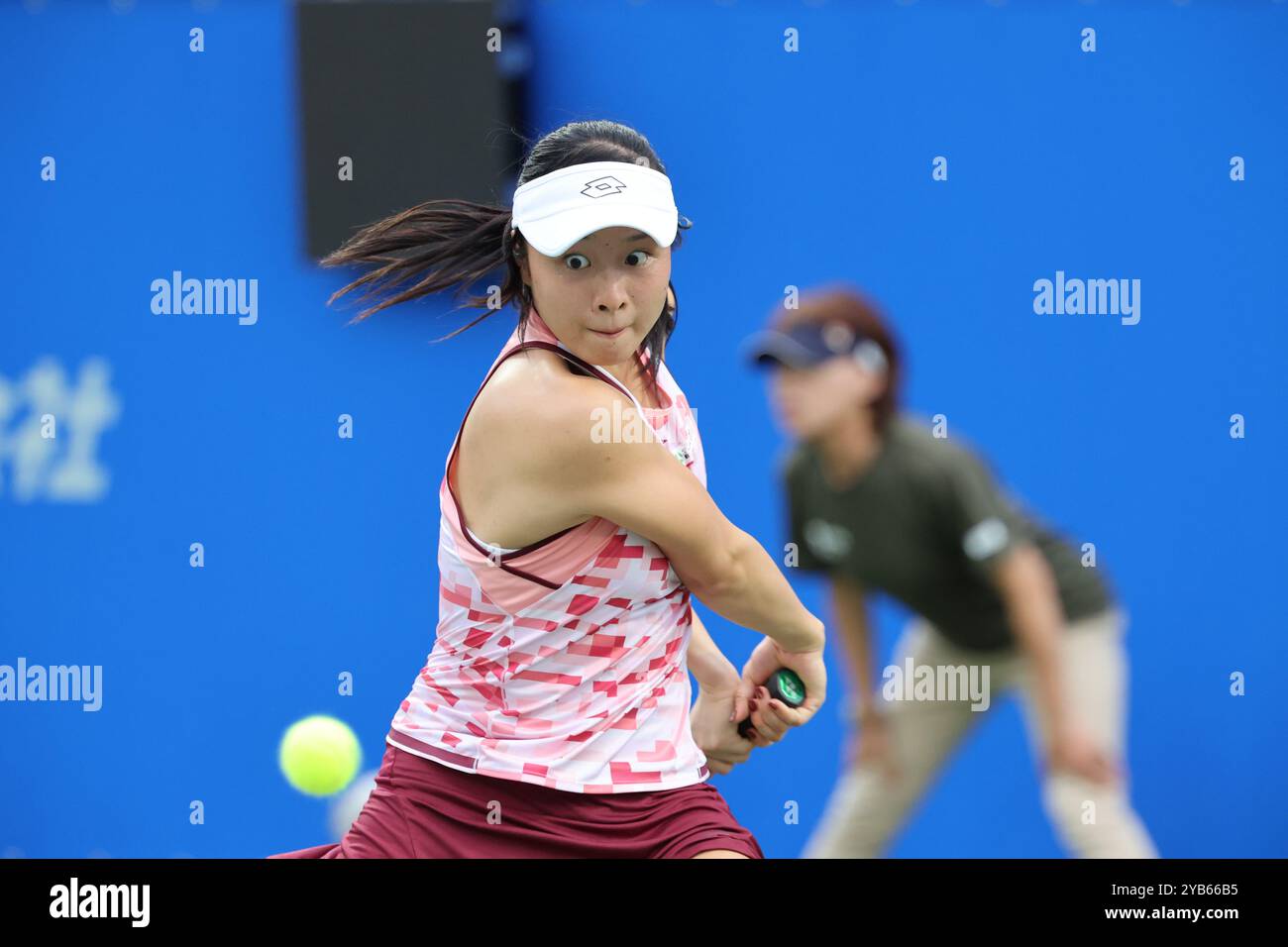 Osaka, Japan. 17th Oct, 2024. Sara Saito (JPN) Tennis : Women's Singles Round 16 at Morita Tennis Center Utsubo during Kinoshita Group Japan Open Tennis Championships 2024 in Osaka, Japan . Credit: SportsPressJP/AFLO/Alamy Live News Stock Photo