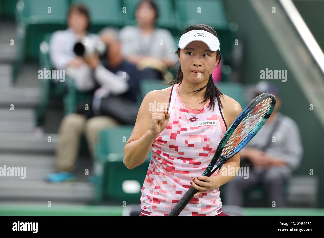 Osaka, Japan. 17th Oct, 2024. Sara Saito (JPN) Tennis : Women's Singles Round 16 at Morita Tennis Center Utsubo during Kinoshita Group Japan Open Tennis Championships 2024 in Osaka, Japan . Credit: SportsPressJP/AFLO/Alamy Live News Stock Photo
