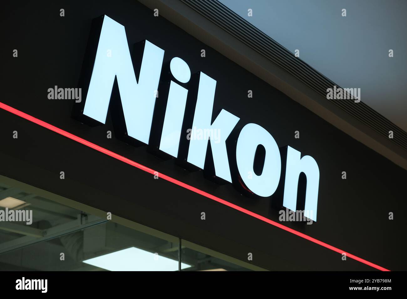 Nikon Store Sign Nikon corporation hi-res stock photography and images - Alamy