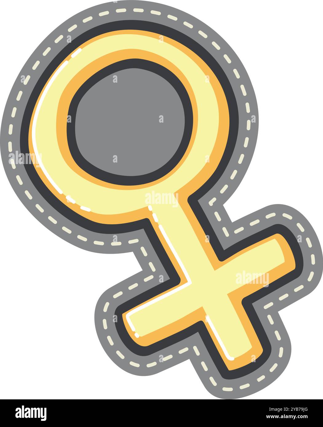 Woman label power female Cut Out Stock Images & Pictures - Alamy