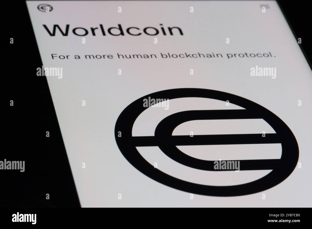Worldcoin crypto hi-res stock photography and images - Alamy
