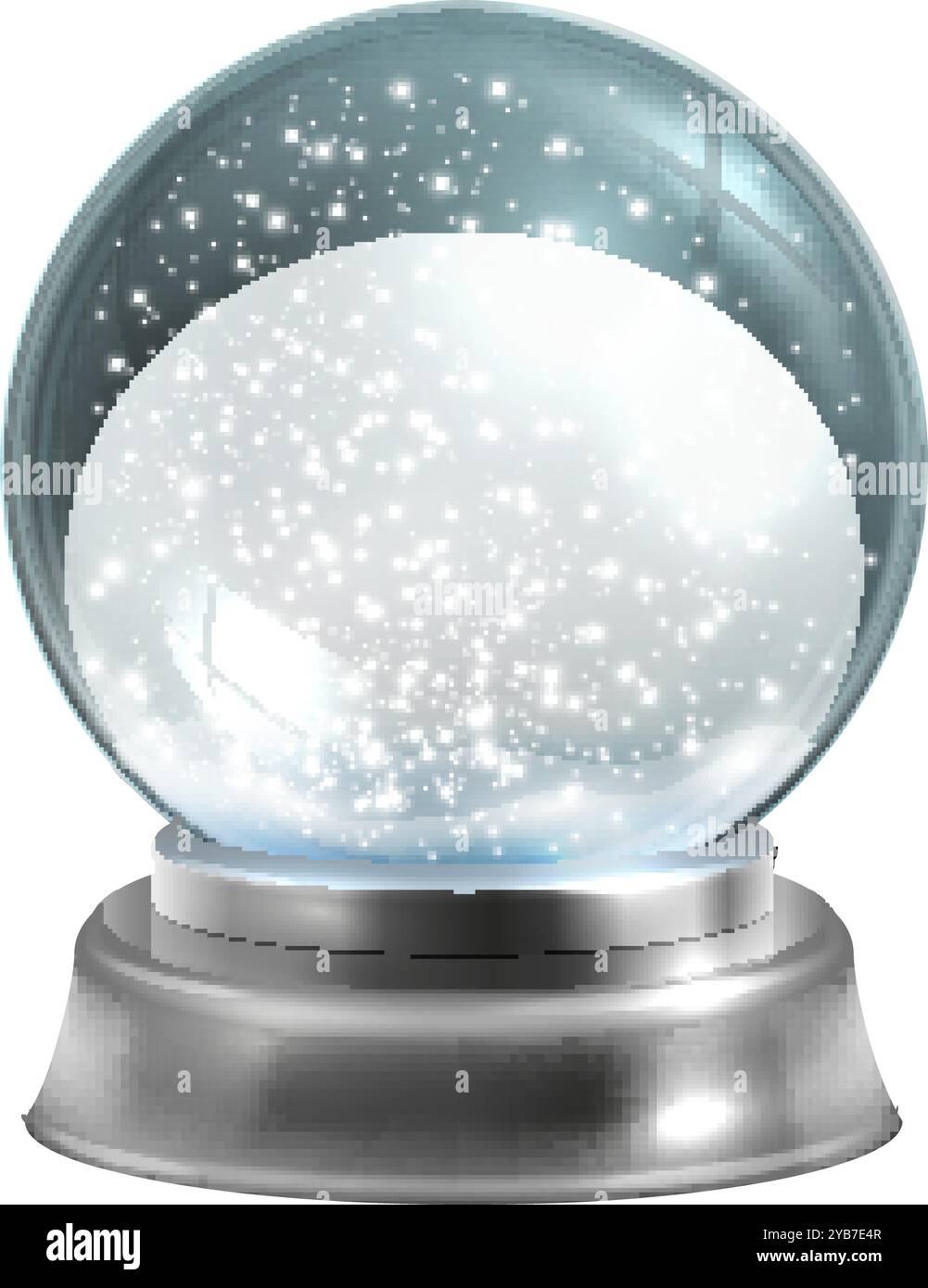 Blank snow globe Stock Vector Images - Alamy