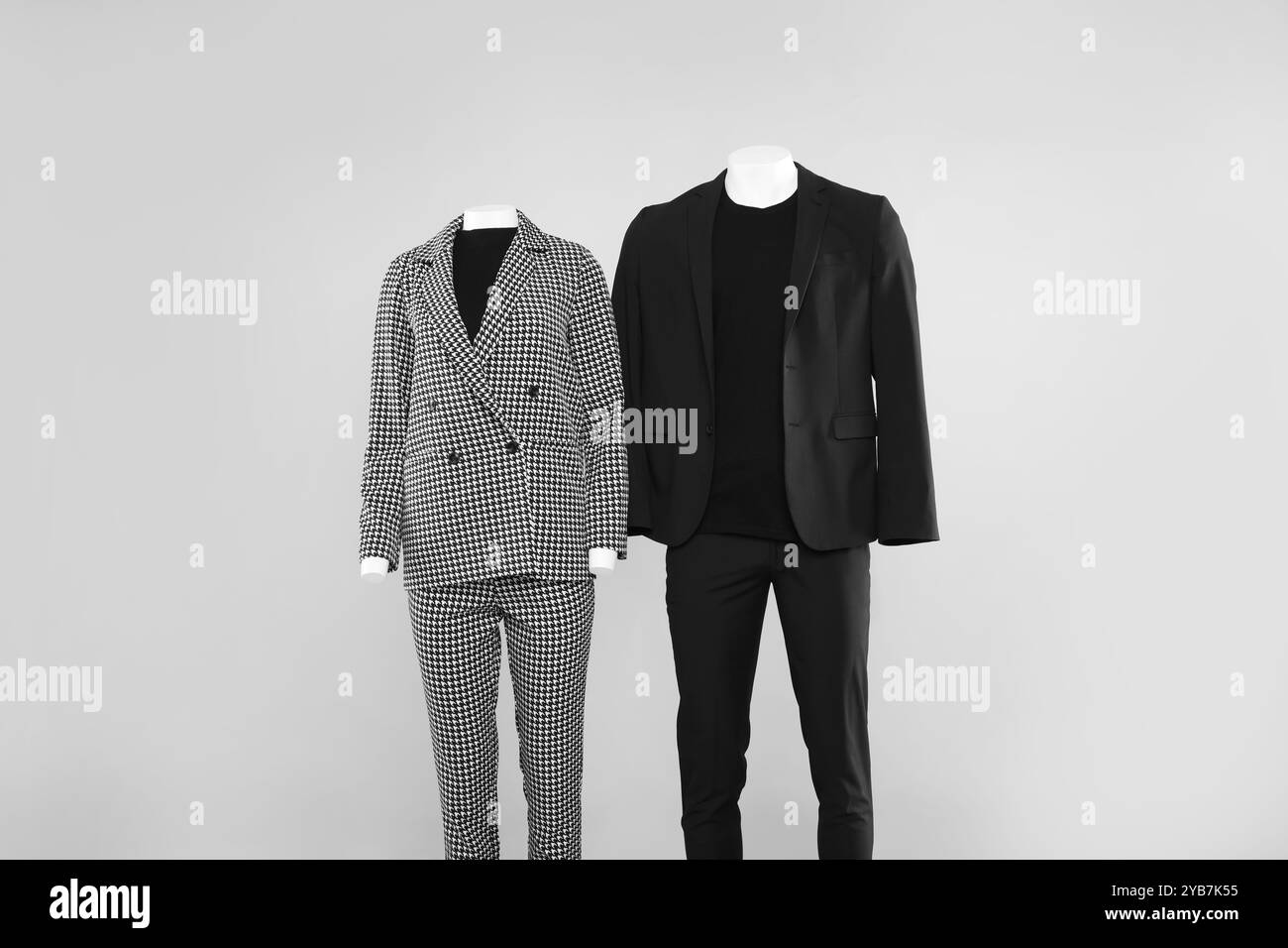 Light gray suit nobody Black and White Stock Photos & Images - Alamy