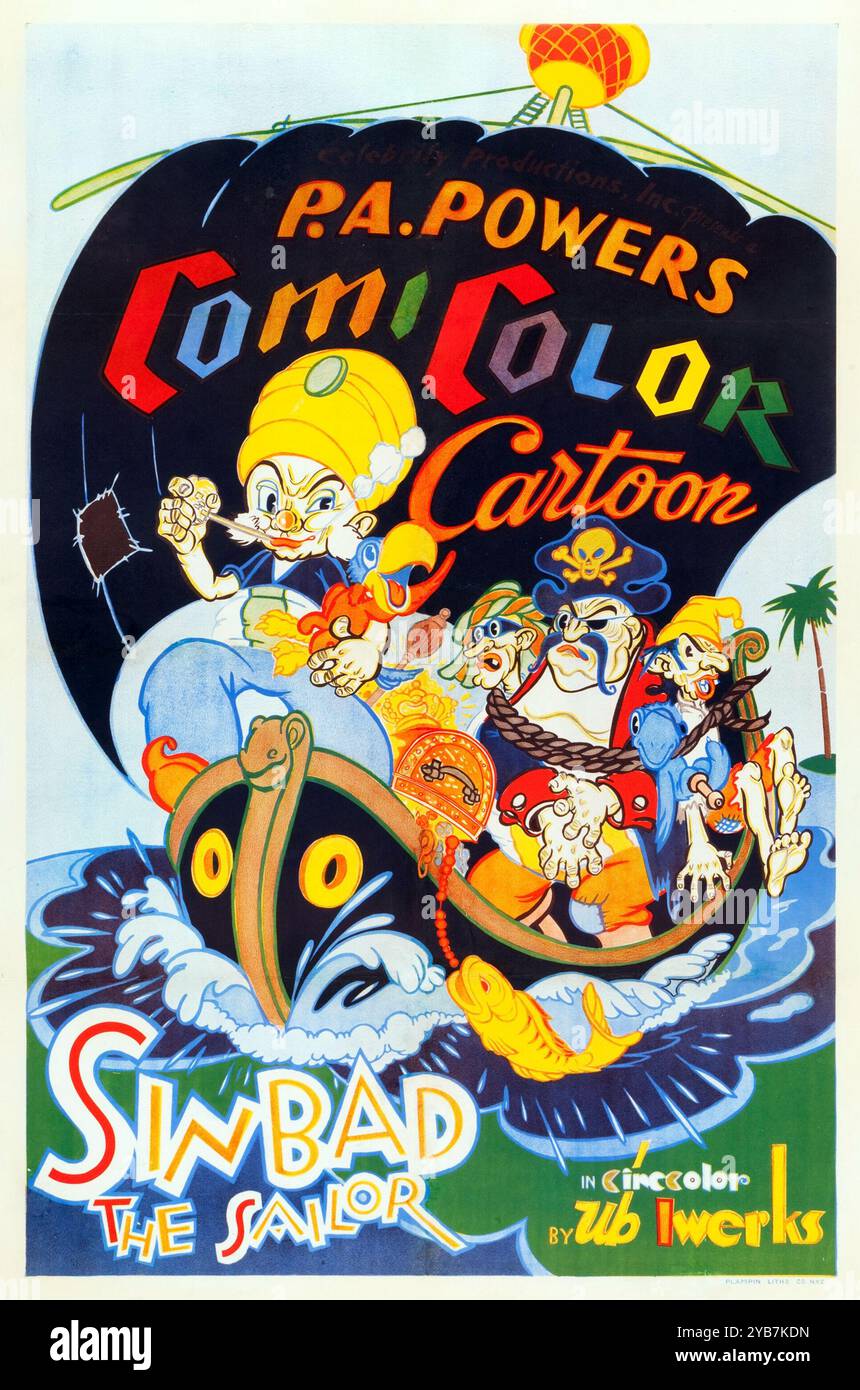 P.A. Powers ComiColor Cartoon presents Sinbad the Sailor (Powers ...