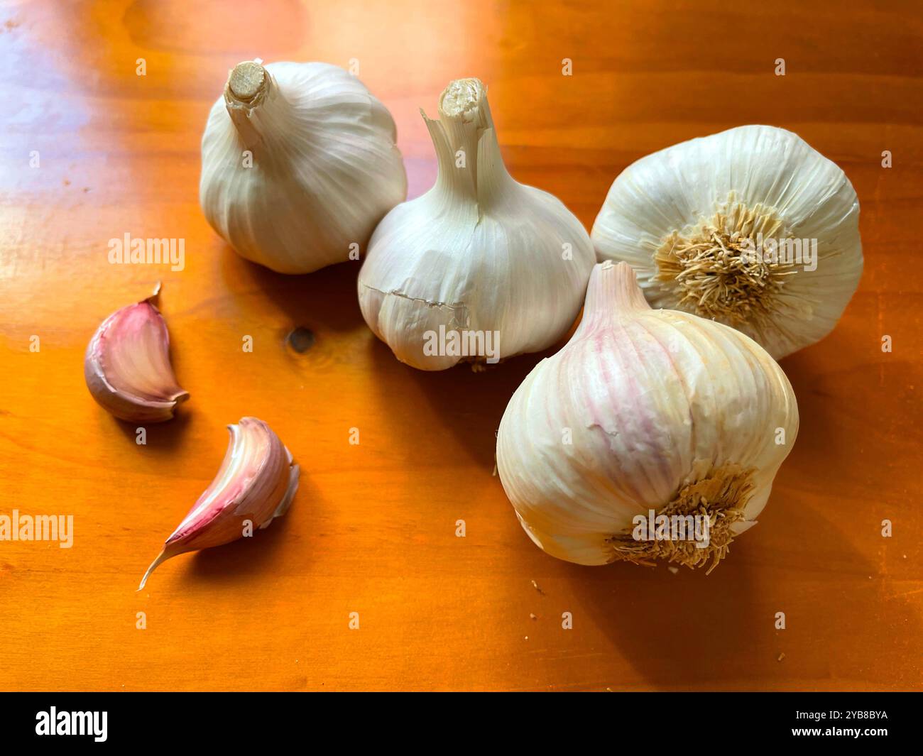 Garlics. - Smartphone Captured Stock Image