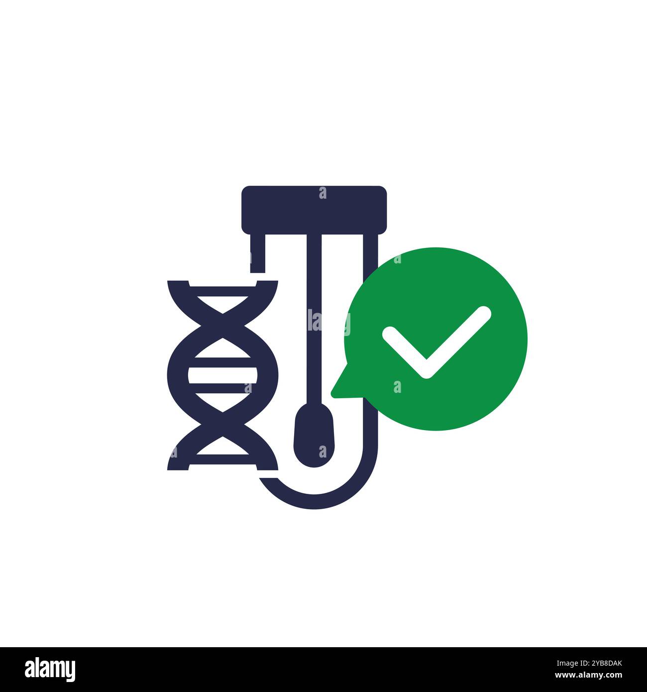 Mouth swab sample Stock Vector Images - Alamy