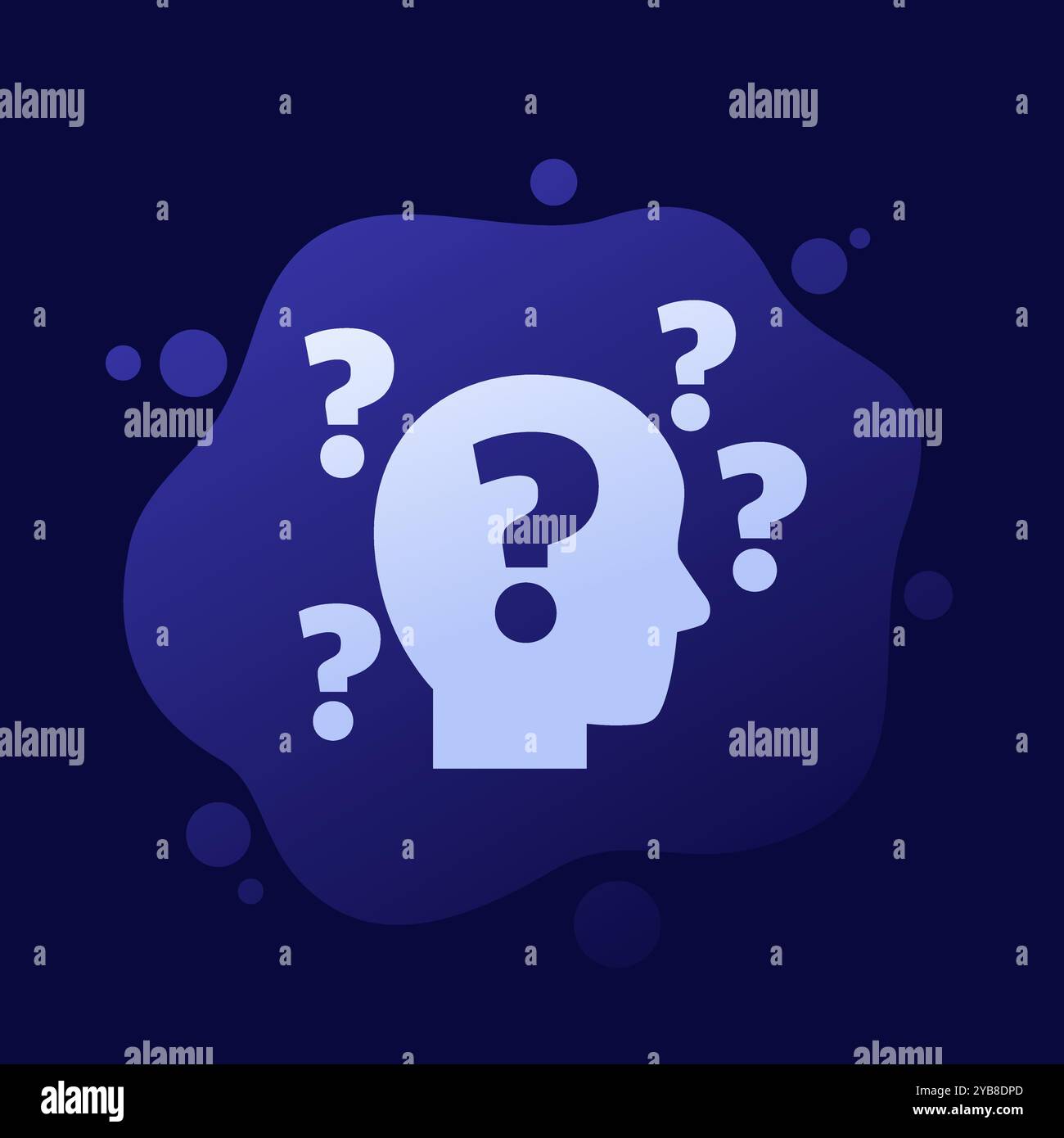 Confusion trouble Stock Vector Images - Alamy