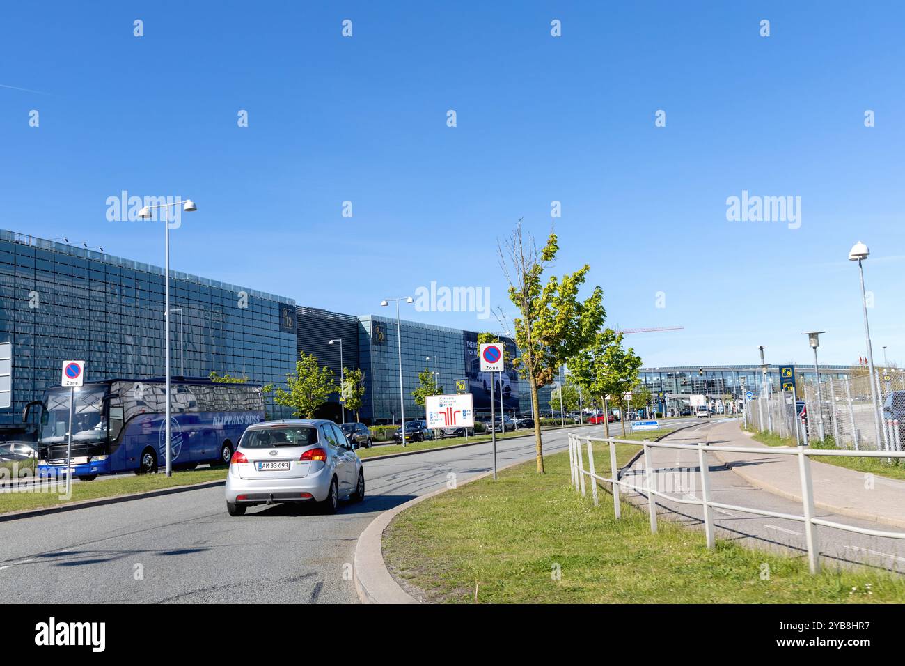 Kastrup international airport building in Copenhagen, Denmark - October 15, 2024 Stock Photo