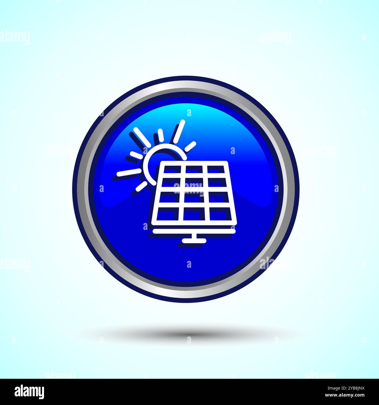 Solar Panel Icon Design Illustration, Solar Panel Power Station sign ...