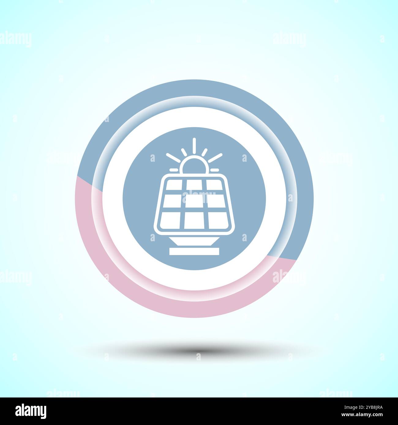 Solar Panel Icon Design Illustration, Solar Panel Power Station sign ...