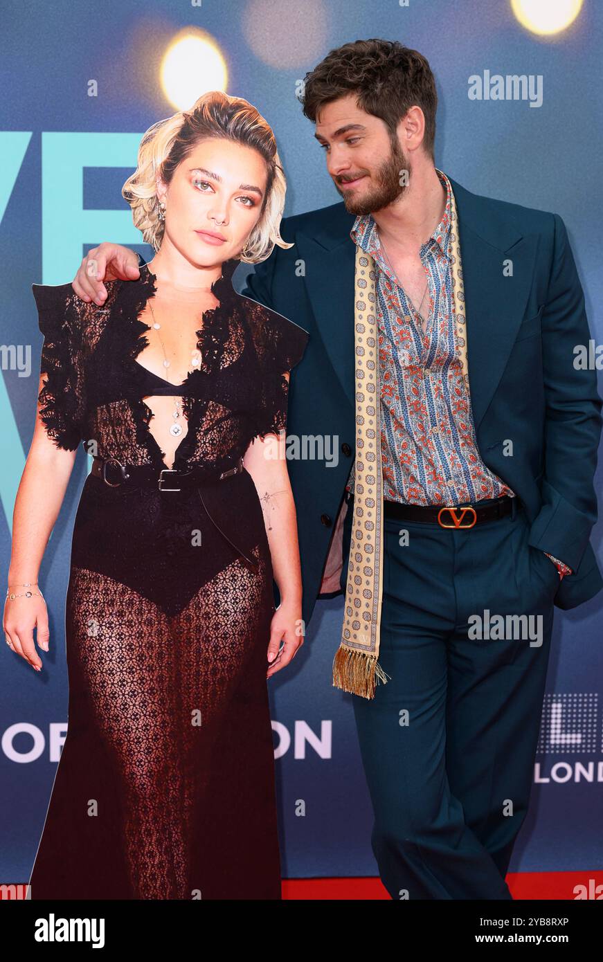London, UK. October 17th, 2024. Andrew Garfield arriving at the BFI ...
