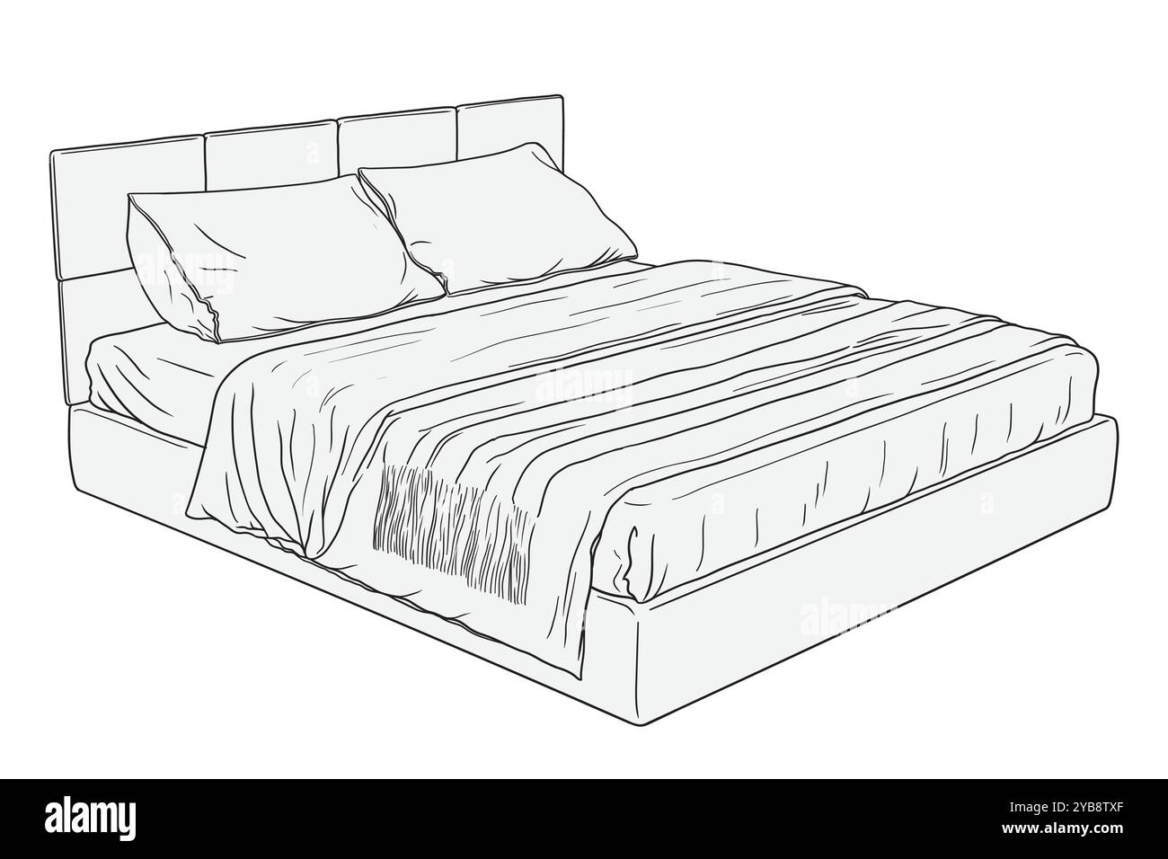 Settee bedspread Stock Vector Images - Alamy