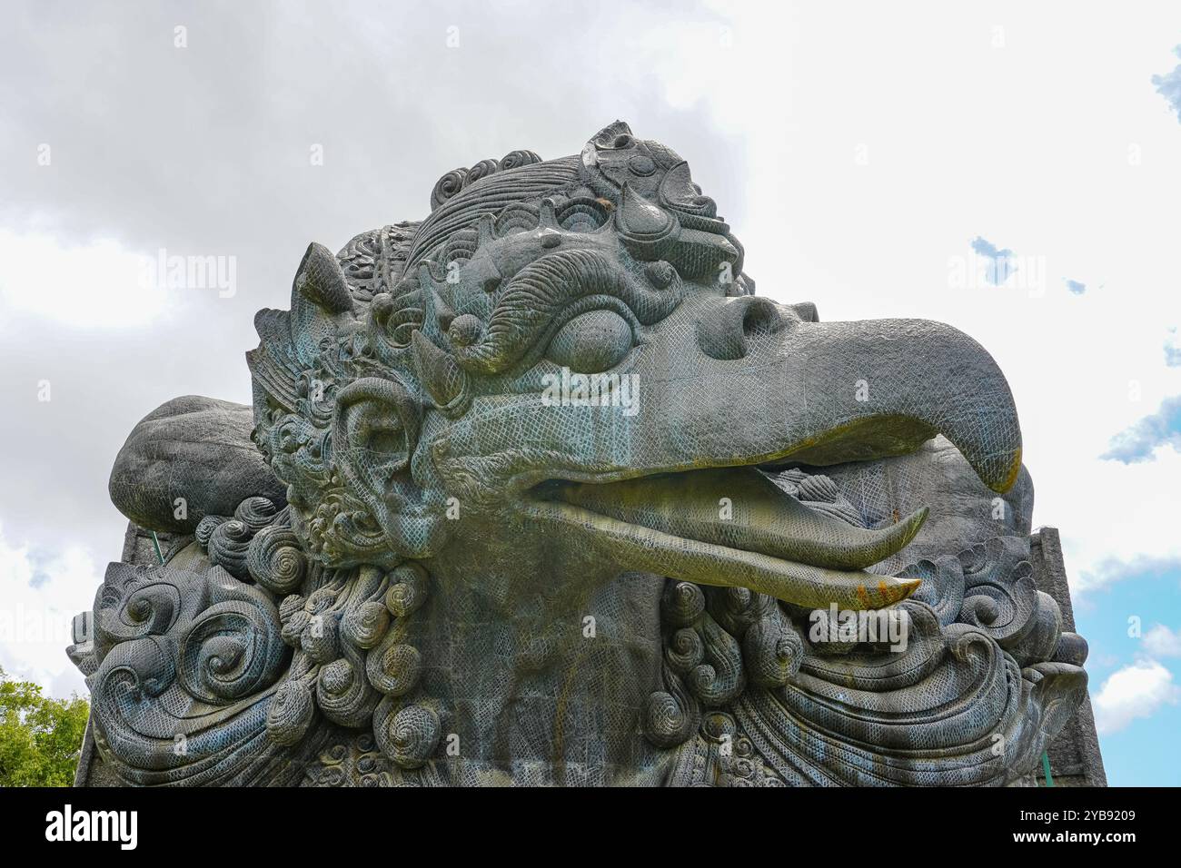 Garuda head statue at the Garuda Wisnu Kencana Cultural Park, Bali - Indonesia Stock Photo