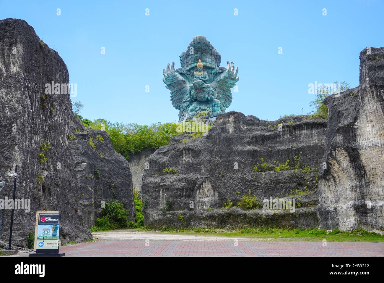 Garuda Wisnu Kencana statue at GWK Cultural Park in South Kuta, Bali, Indonesia Stock Photo