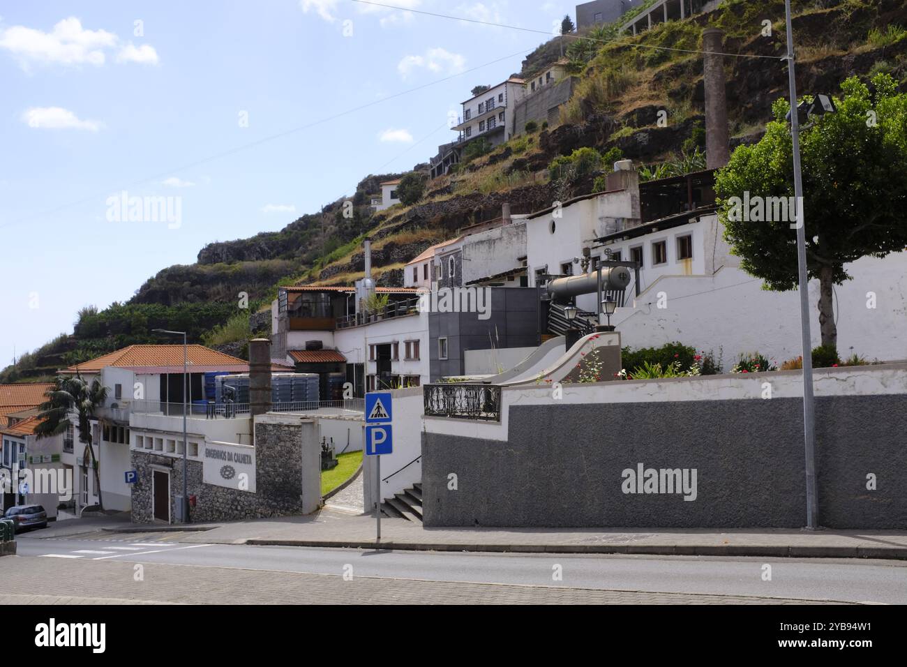 Engenhos da Calheta rum distillery in Madeira Stock Photo