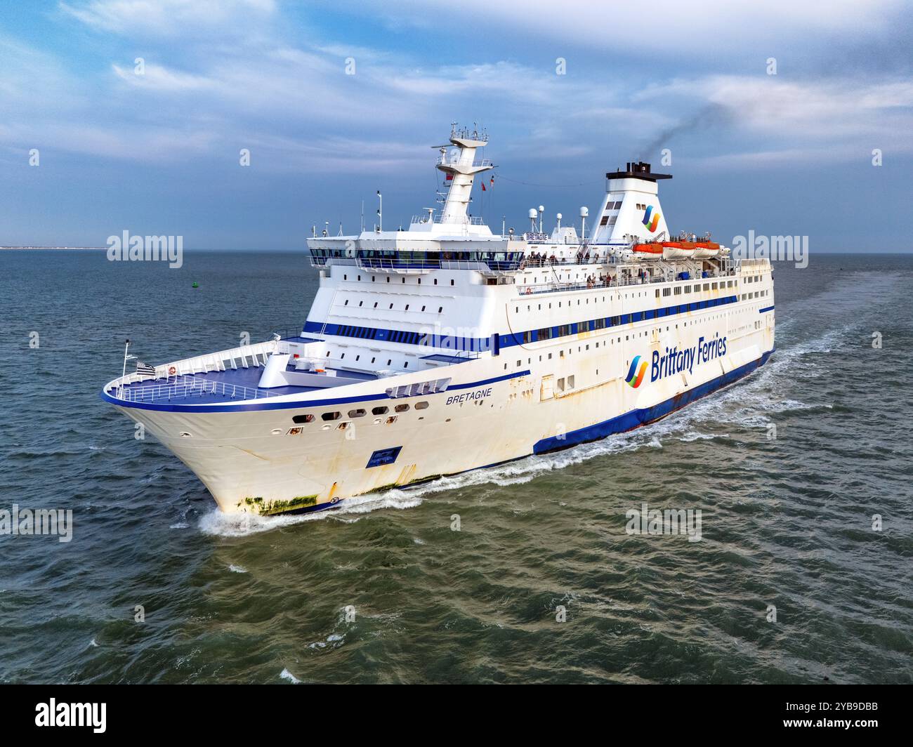 Bretagne is a French cross-Channel ferry operated by Brittany Ferries ...