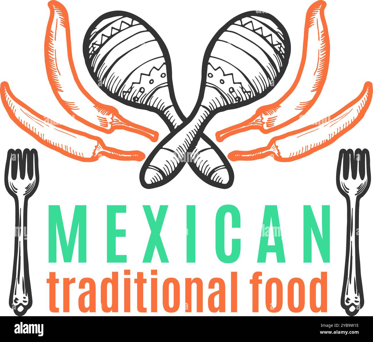 traditional-mexican-food-label-restaurant-meal-logo-stock-vector-image