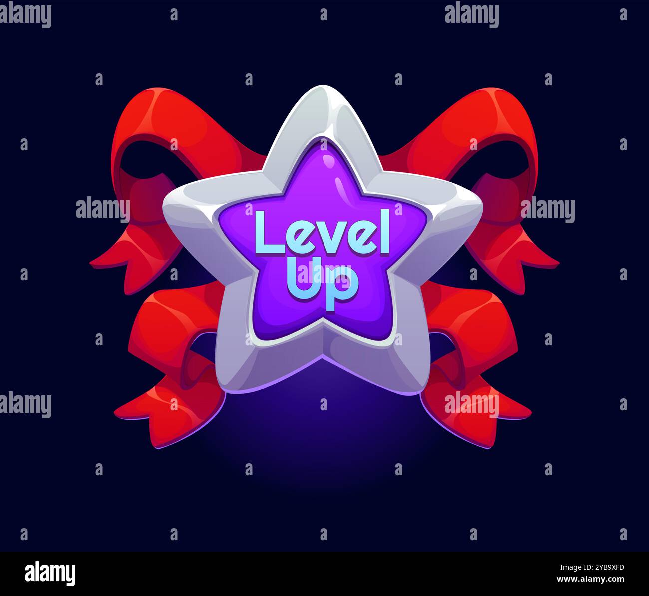 Achievement star badge cartoon hi-res stock photography and images - Alamy