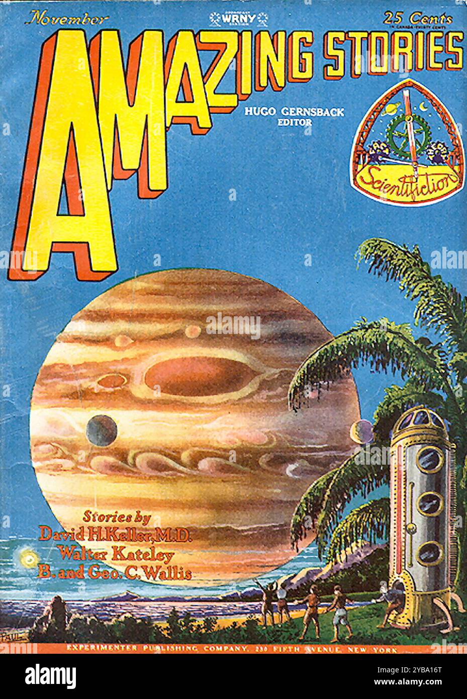 Amazing Stories Vol 3 # 8 November 1928 Stock Photo - Alamy