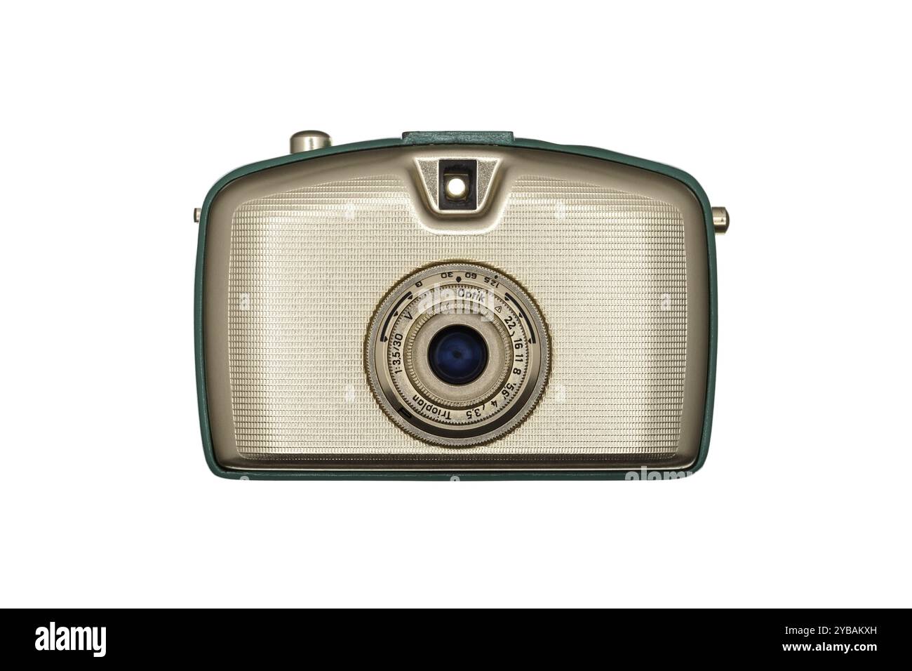 Classic roll film camera in front of a white background Stock Photo - Alamy