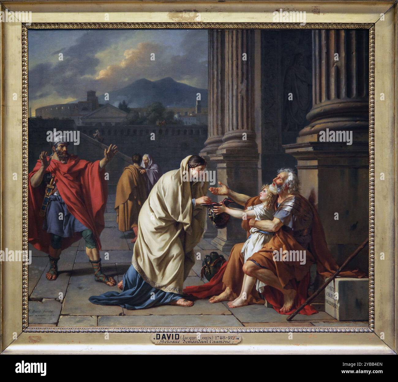 Belisarius,general of the roman emperor Justinian,reduced to begging,is ...