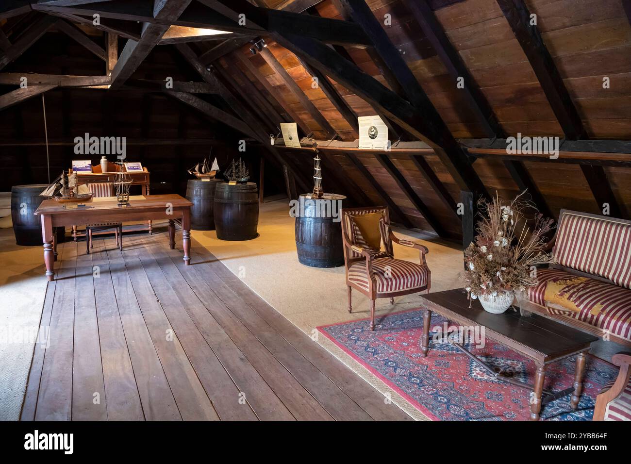 Le Domaine de Saint Aubin, Zuckerfabrik, Rum, indischer Ozean, Insel, Mauritius, Afrika mcpins *** Le Domaine de Saint Aubin, sugar factory, rum, Indi Stock Photo