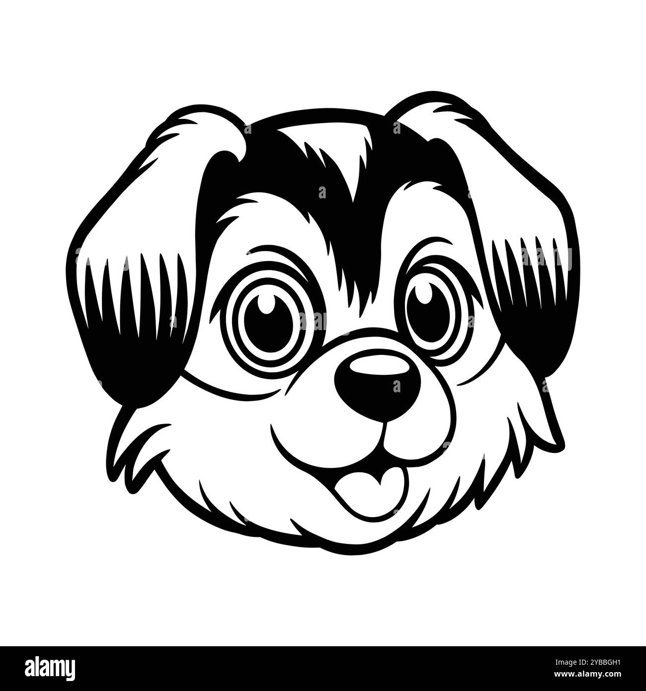 Dog Head Drawing Custom Pet Outline Drawing Dog Head Drawing Pet