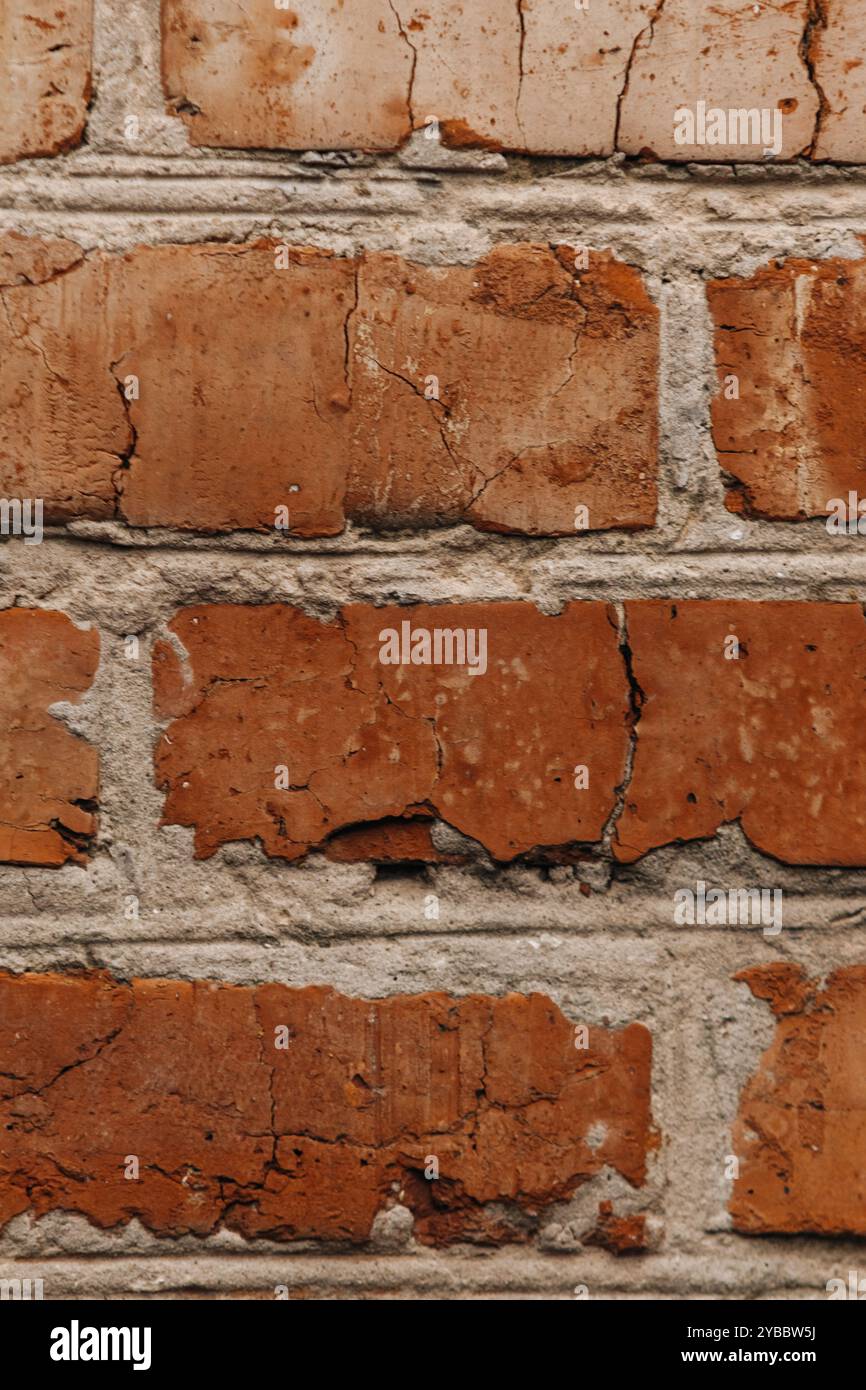old brick wall close up Stock Photo