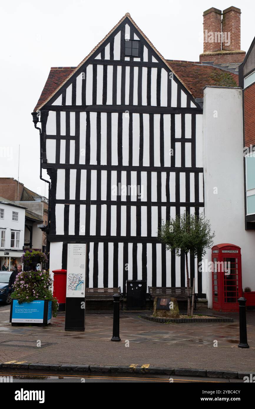 Half Timbered building in Stratford-upon-Avon Stock Photo
