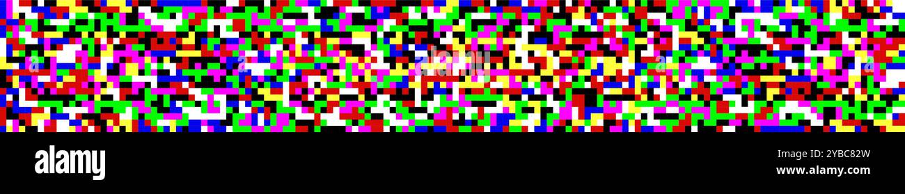 A colorful pattern of squares and rectangles Stock Vector