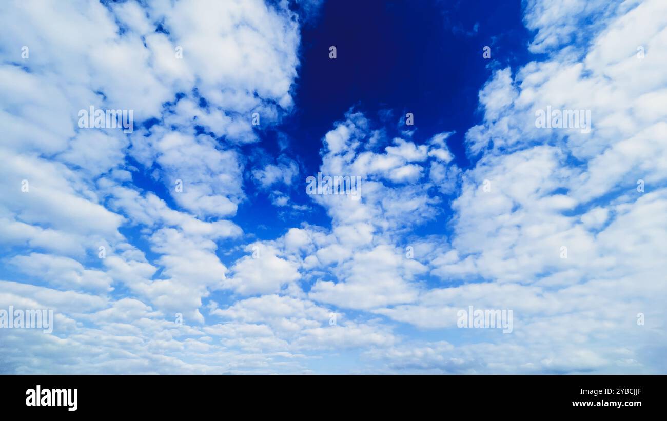 beautiful blue sky with soft white clouds for abstract background Stock ...