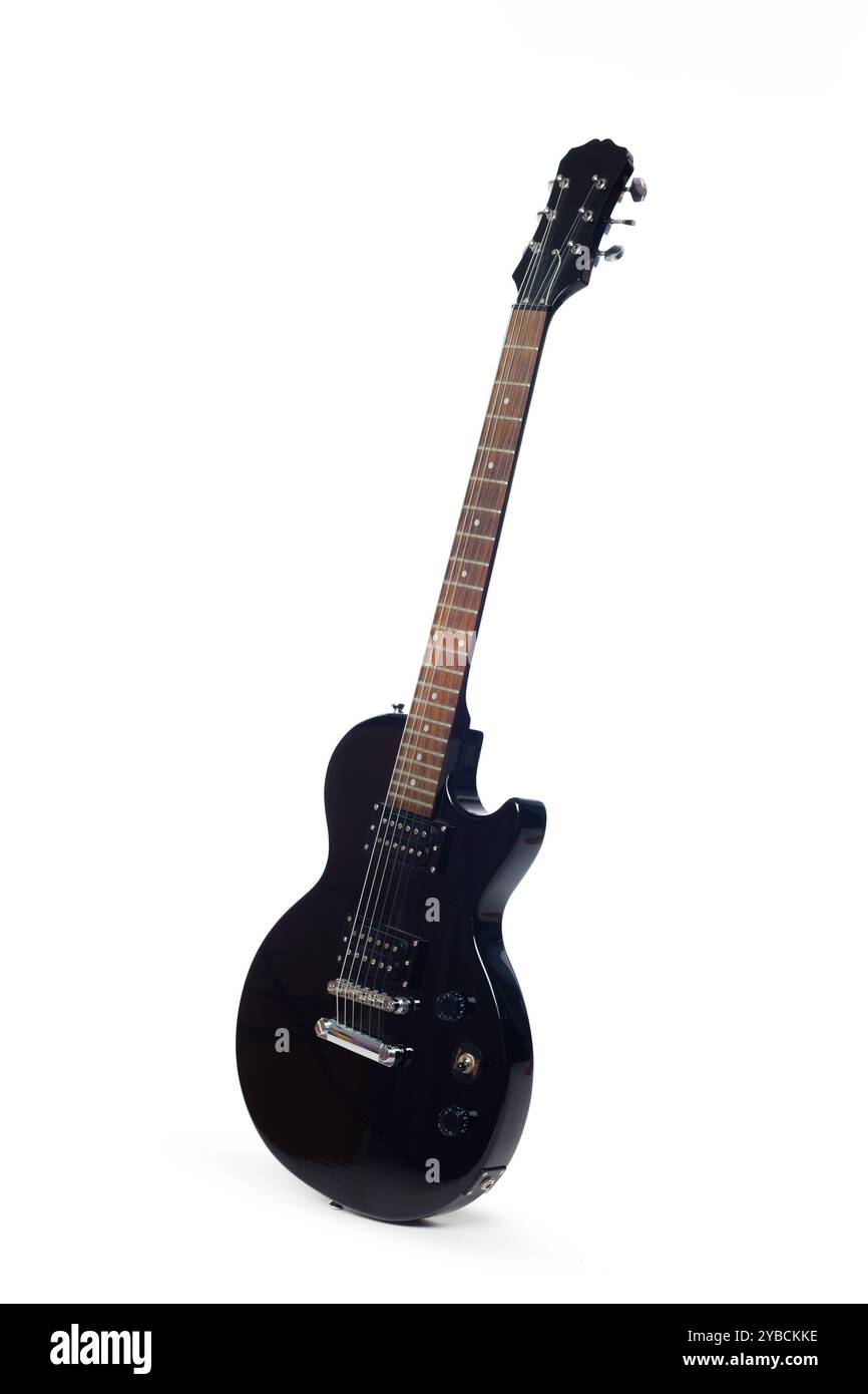 electric guitar isolated on white background Stock Photo - Alamy