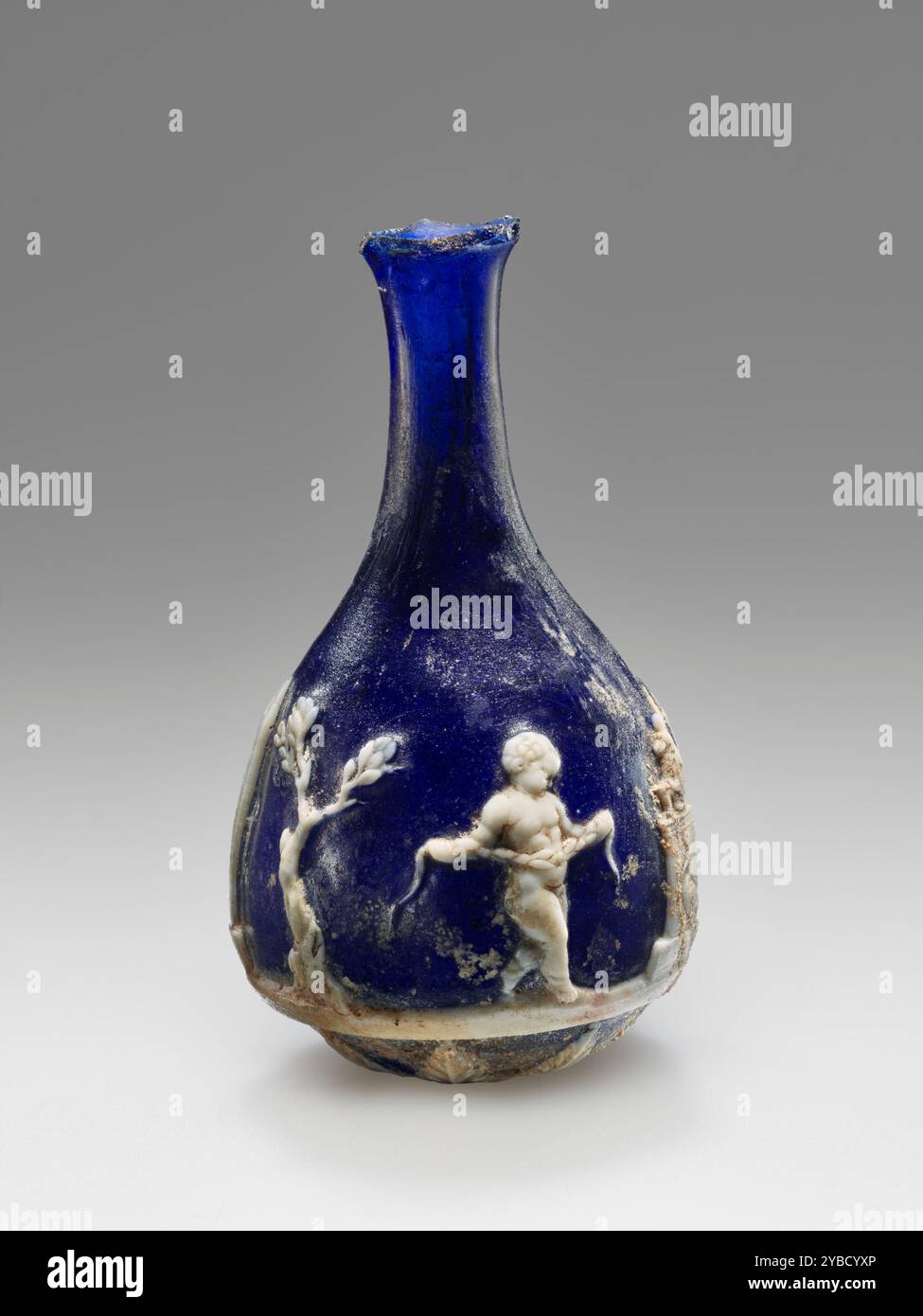 Cameo Glass Flask, 25 B.C.-A.D. 25. Additional Info: Cameo glass is ...