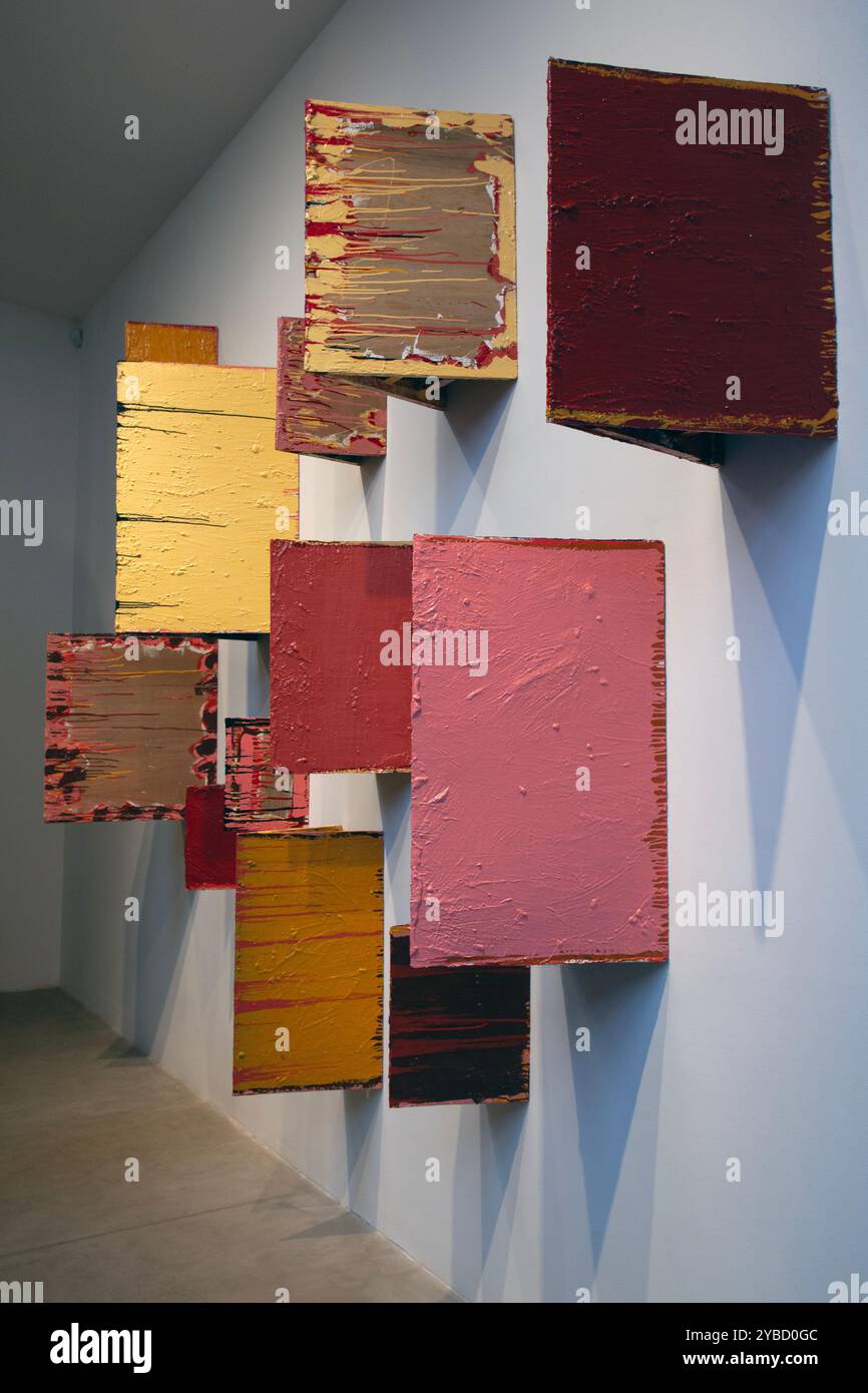 untitled: 2007 Phyllida Barlow's exhibition unscripted at Hauser & Wirth in Bruton Somerset, England Stock Photo