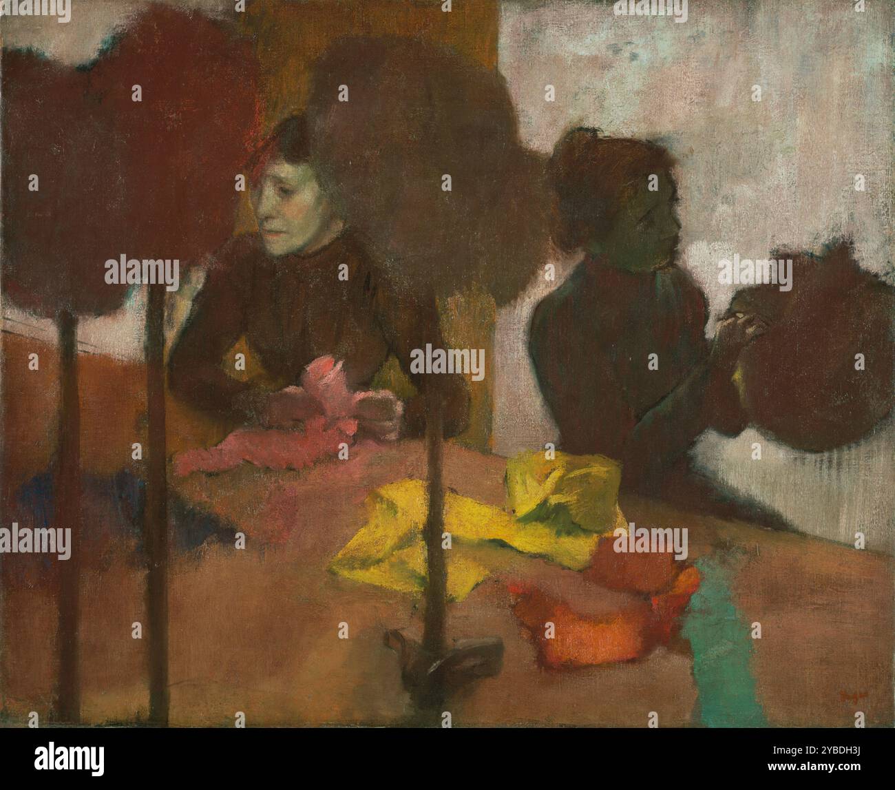 The Milliners The Milliners, about 1882-before 1905. Two milliners sit at a ...