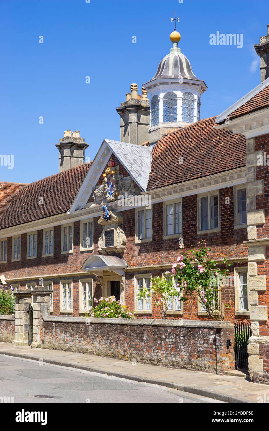 The College of Matrons is sheltered housing in a registered Almshouse in The Close Salisbury Wiltshire England UK GB Europe Stock Photo