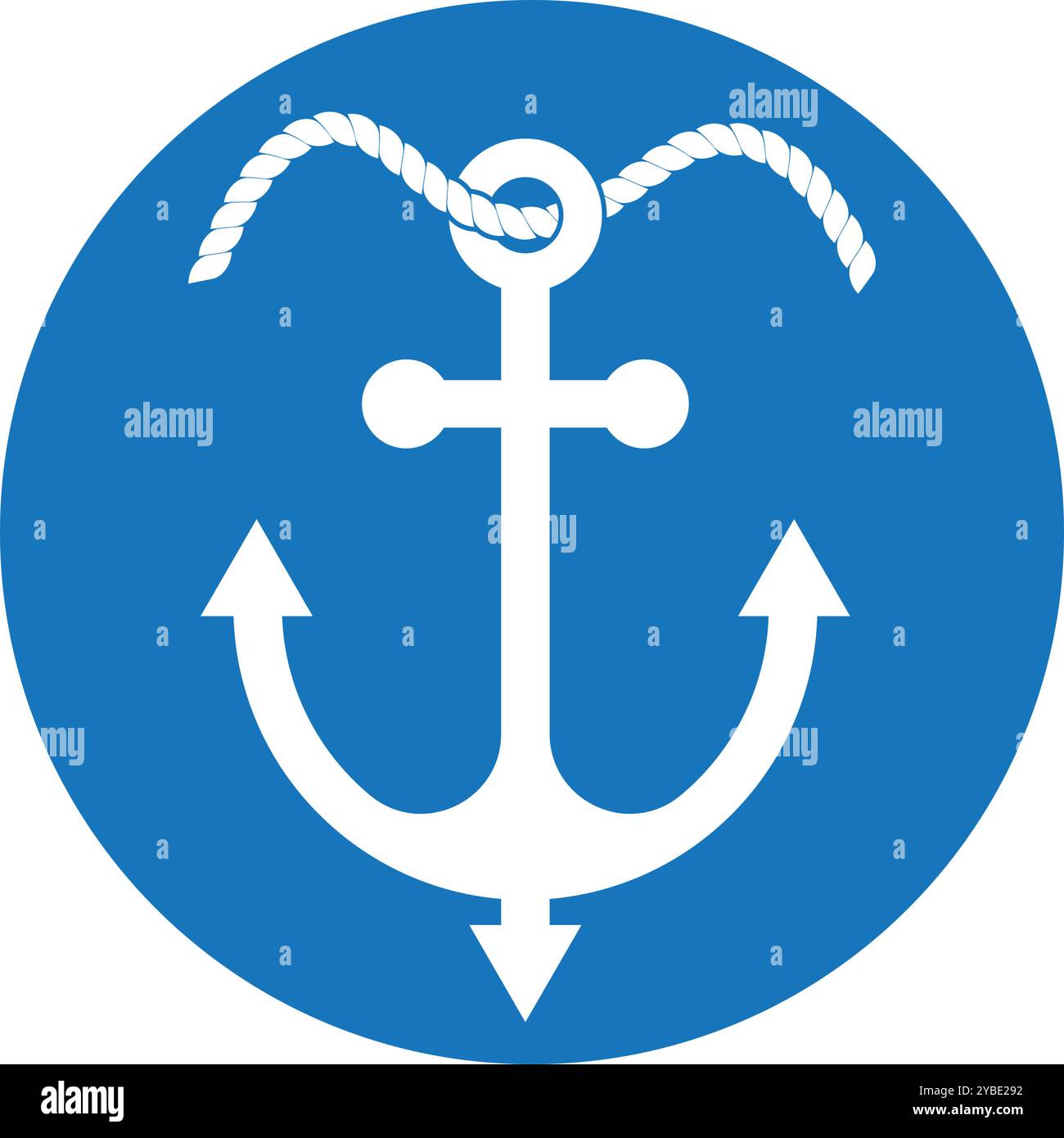 anchor icon vector illustration logo design Stock Vector Image & Art ...