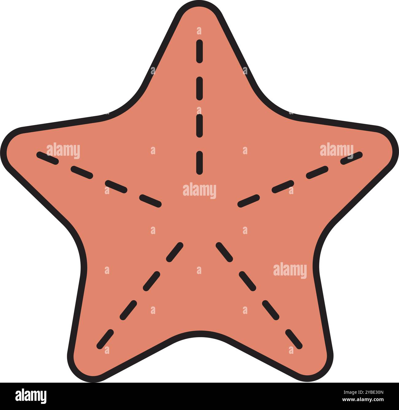 starfish icon vector illustration logo design Stock Vector