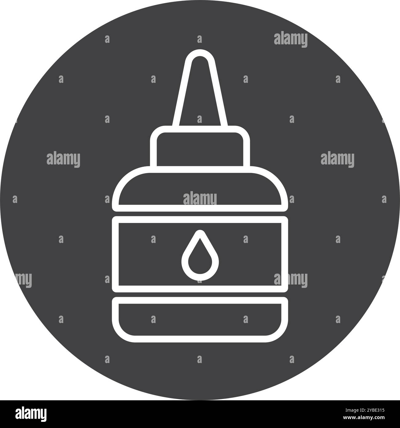 glue icon vector illustration logo design Stock Vector