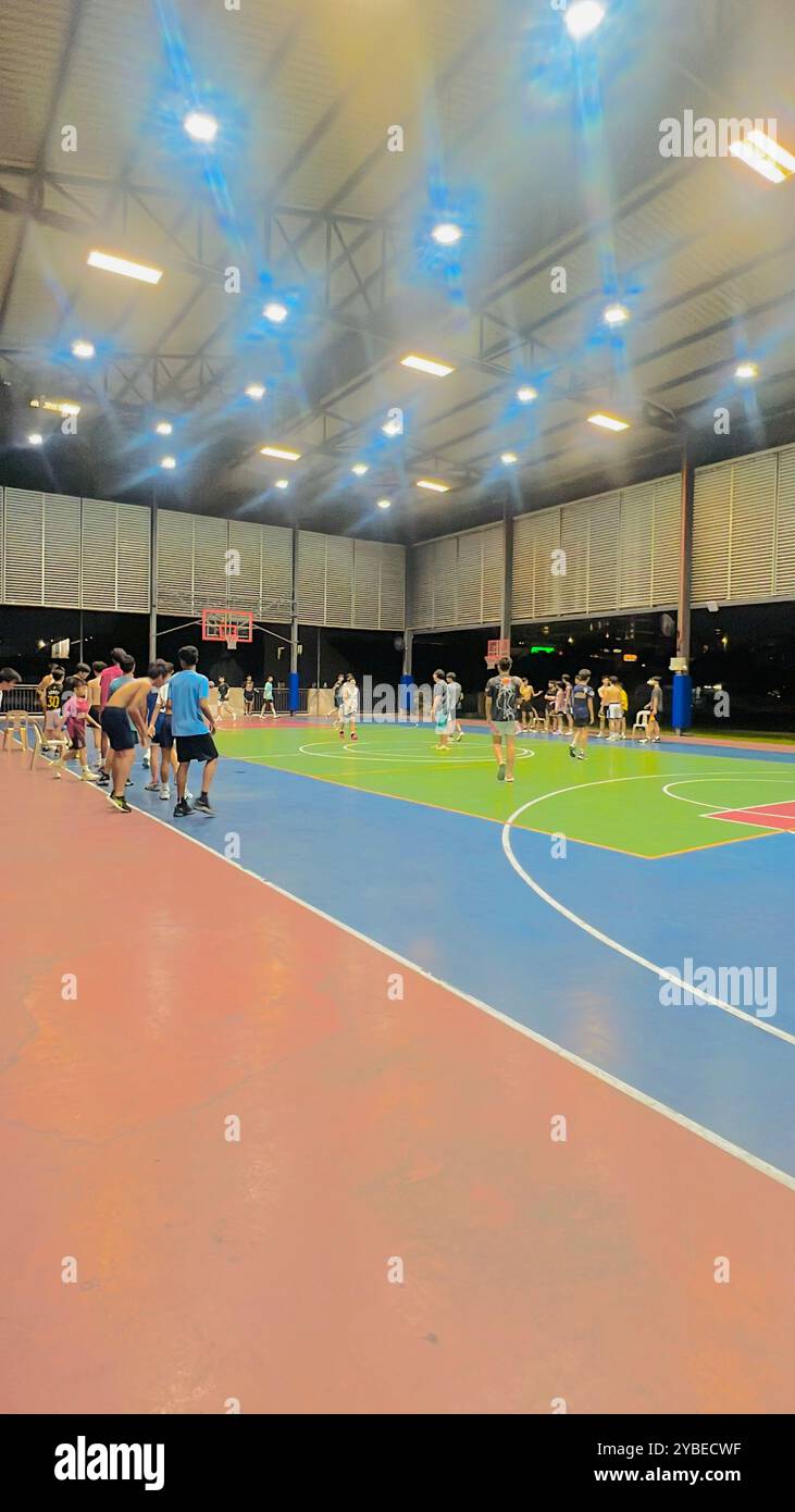 Basketball court - Smartphone Captured Stock Image