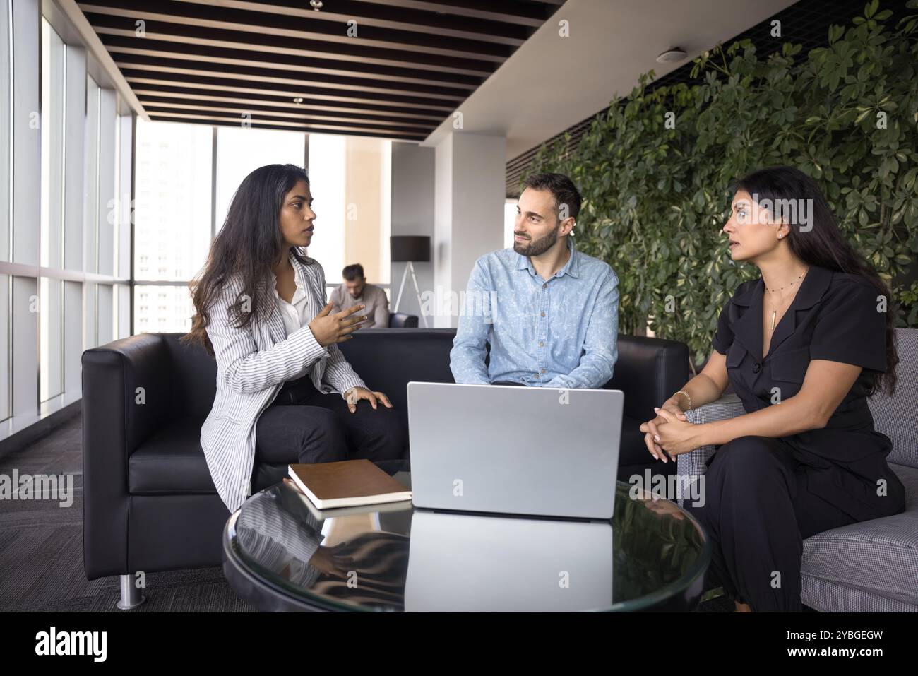 Group diverse male female colleagues hi-res stock photography and ...